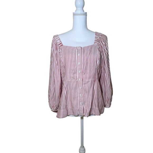 🎉 CAbi #5890 The Visionary Carnival Top – Festive Stripe | Size Medium 🎉 - Picture 1 of 8